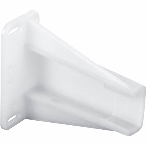 Prime-Line White Nylon Drawer Side Track Brackets (Pair) R 7240