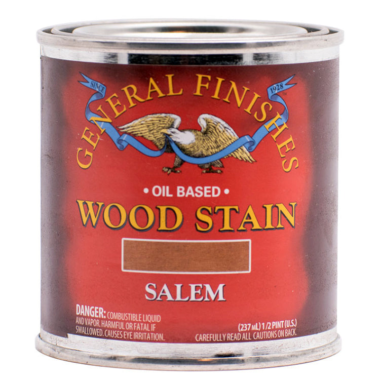 General Finishes Oil Based Penetrating Wood Stain 1/2 PINT Salem
