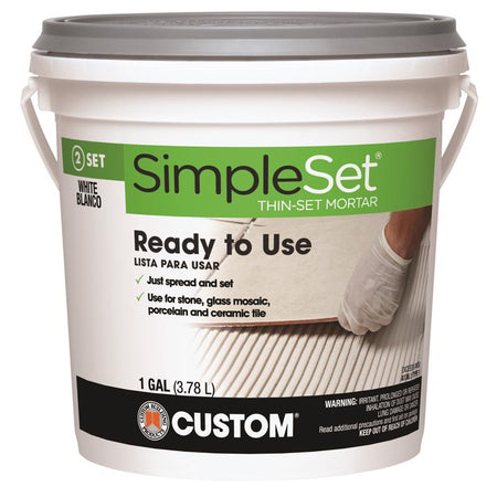 Custom Building Products SimpleSet Pre-Mixed Thin-Set Mortar Gallon