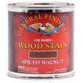 General Finishes Oil Based Penetrating Wood Stain 1/2 PINT Spiced Walnut
