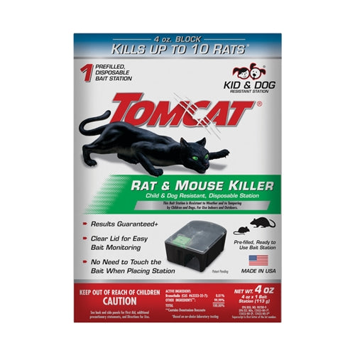 Tomcat® Rat & Mouse Killer Child & Dog Resistant Disposable Station 03 –