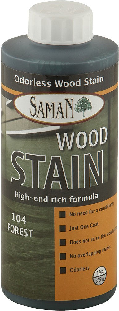 SamaN Water Based Stain 12 Oz Forest