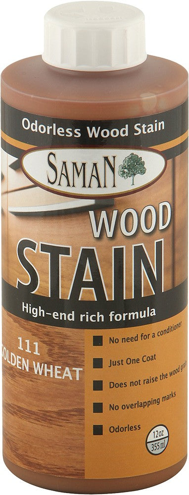 SamaN Water Based Stain 12 Oz Golden Wheat