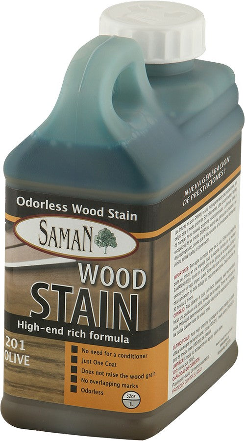 SamaN Water Based Stain 32 Oz Olive