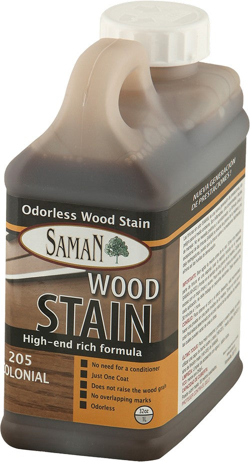 SamaN Water Based Stain 32 Oz Colonial