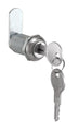 Prime-Line Chrome Silver Stainless Steel Cabinet/Drawer Lock U 9945