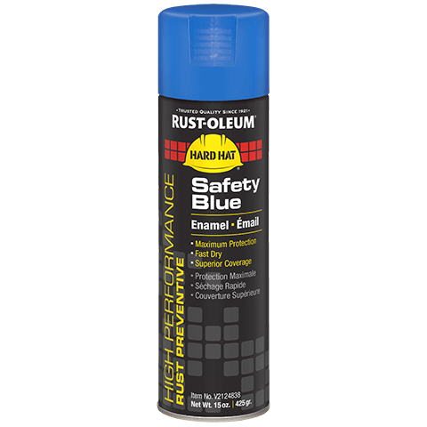 Rust-Oleum High Performance V2100 System Enamel Spray Paint Safety Blue