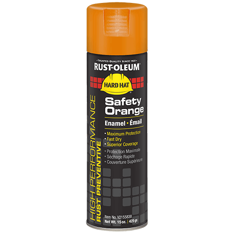 Rust-Oleum High Performance V2100 System Enamel Spray Paint Safety Orange