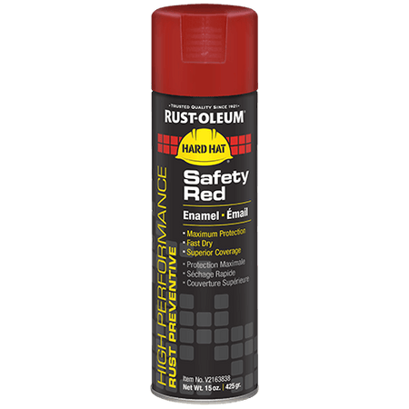 Rust-Oleum High Performance V2100 System Enamel Spray Paint Safety Red
