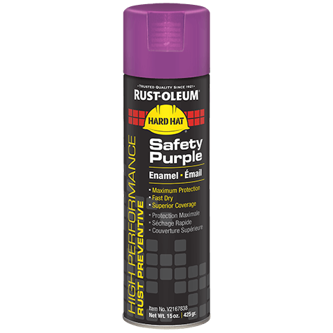 Rust-Oleum High Performance V2100 System Enamel Spray Paint Safety Purple