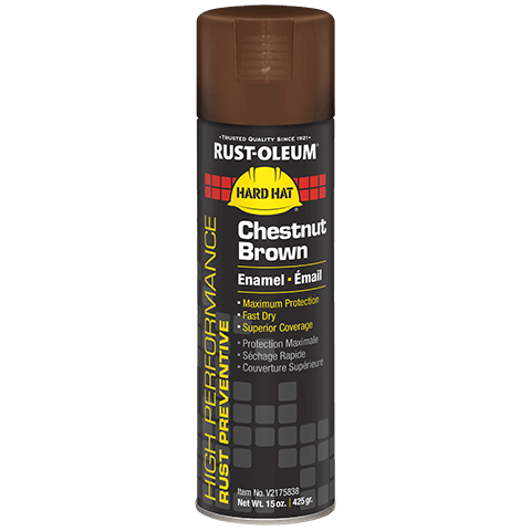 Rust-Oleum High Performance V2100 System Enamel Spray Paint Chestnut Brown