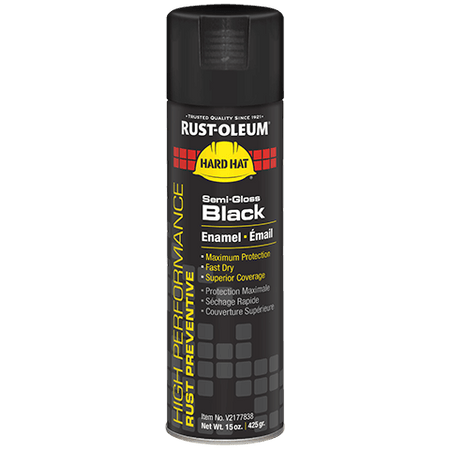 Rust-Oleum High Performance V2100 System Enamel Spray Paint Semi-Gloss Black