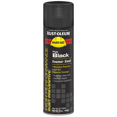 Rust-Oleum High Performance V2100 System Enamel Spray Paint Flat Black