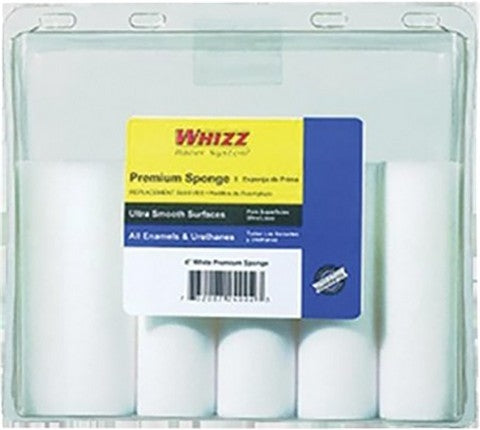 Whizz 4" White Sponge Rollers 10-Pack 24002