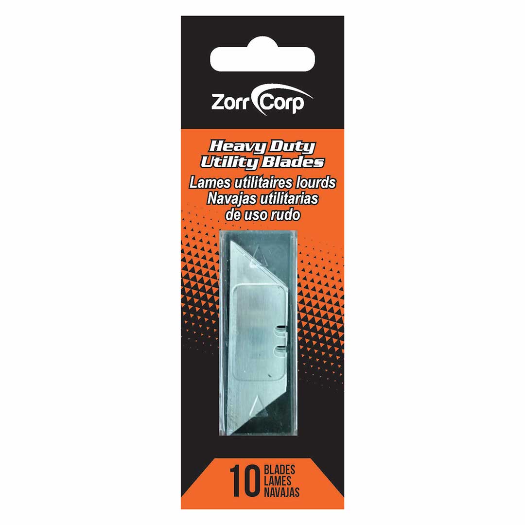 Zorr ZH-412 Putty Knife and Utility Knife Combo Replacement Blades 10-Pack