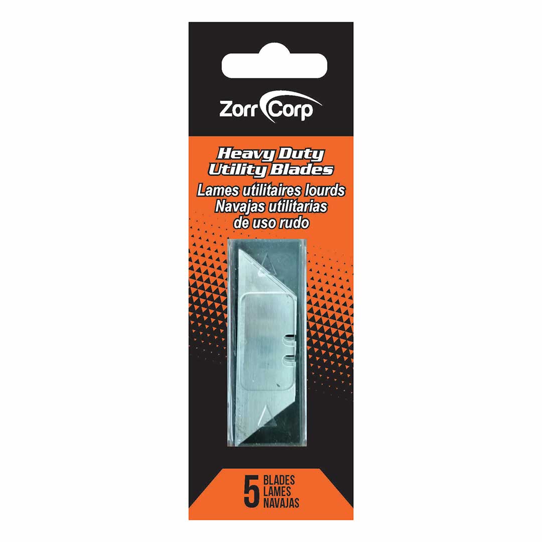 Zorr ZH-412 Putty Knife and Utility Knife Combo Replacement Blades 5-Pack
