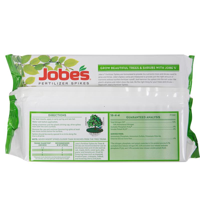 Jobe's 15-3-3 Plant Fertilizer Spikes 15-Pack 01610-1