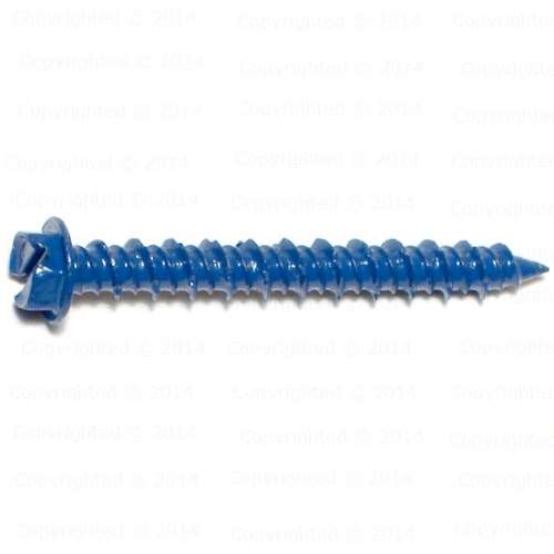 Slotted Hex Head Concrete Screw