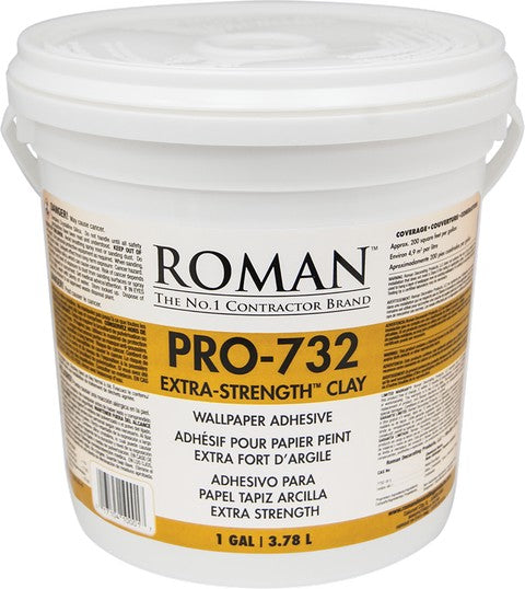 Roman Pro 732 Extra Strength Heavy Duty Clay-Based Wallpaper Adhesive 10001