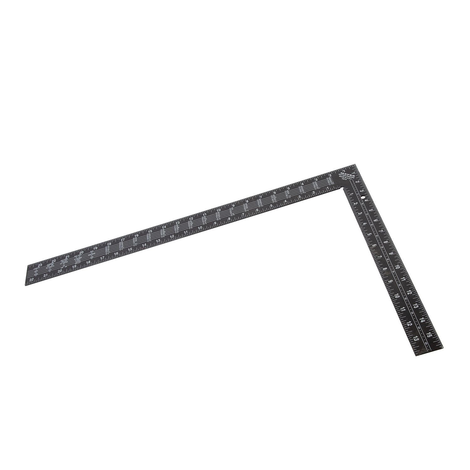 Mayes 16" X 24" Black Steel Rafter Square 10219-5