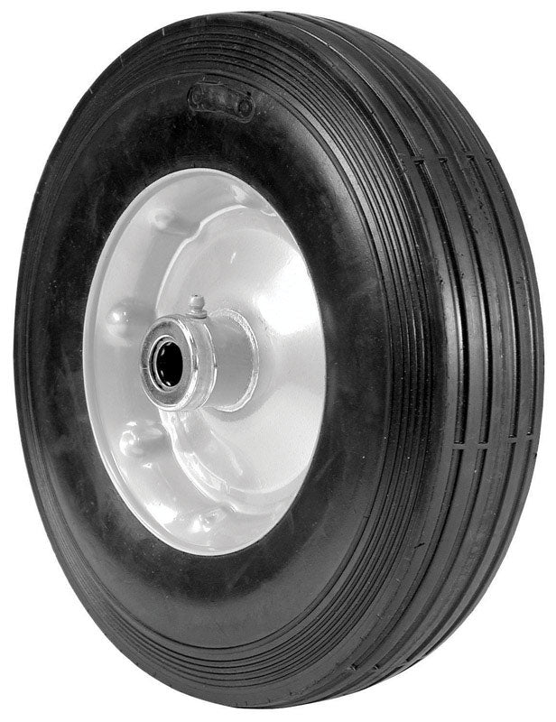 Arnold 10" Steel Replacement Wheel 10275-B interior view on a white background