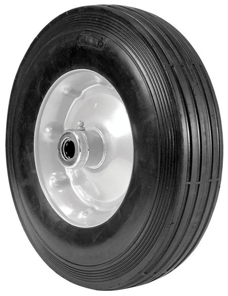 Arnold 10" Steel Replacement Wheel 10275-B interior view on a white background