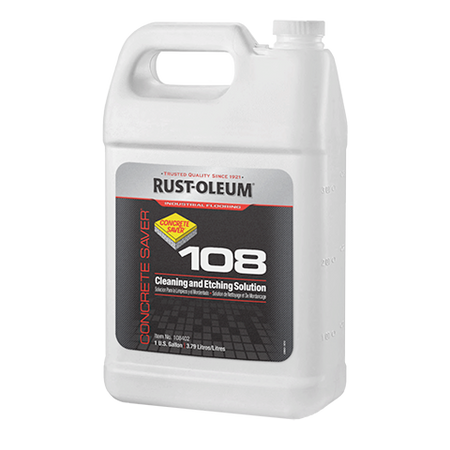 Rust-Oleum Concrete Saver 108 Cleaning & Etching Solution Gallon 108402