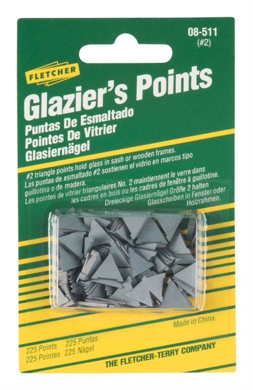 Fletcher #2 Glazier's Triangle Points 225-Pack 08-511 - Box of 10