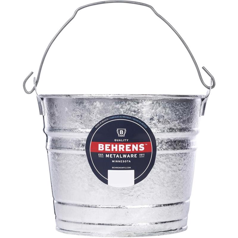 Behrens 1205 Hot Dipped 5 Qt Galvanized Pail