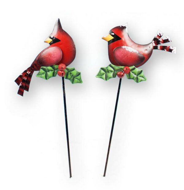 14 Inch Metal Cardinal Stakes 12153 - Box of 24