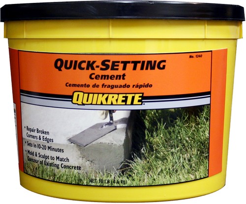 Quikrete Commercial Grade Quick-Setting Cement 20 Lbs 1240-20