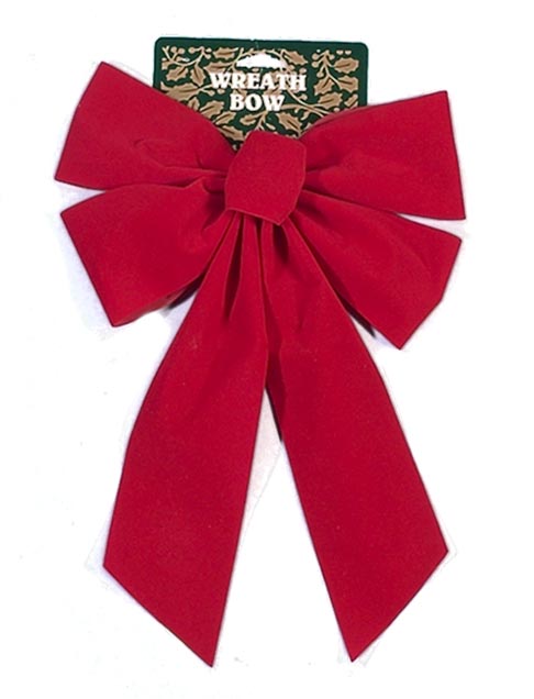 Red Velvet 4 Loop Bow 126 - Box of 24