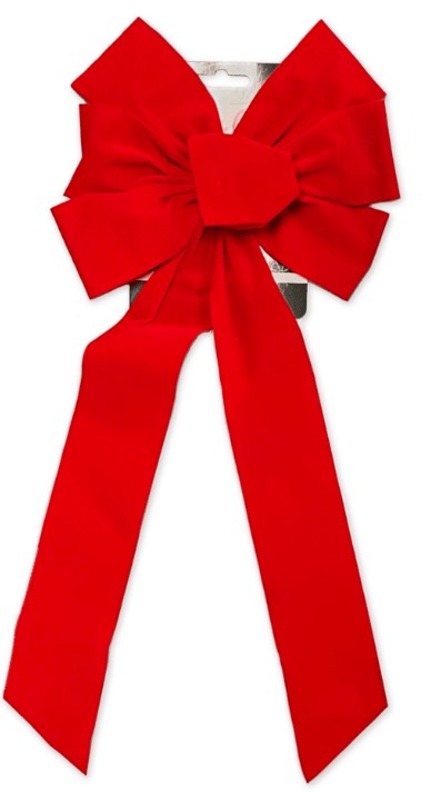 Red Velvet 6 Loop Bow 131 - Box of 24