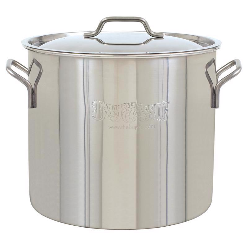 Bayou Classic Stainless Steel Grill Stockpot 20 Quart 1420