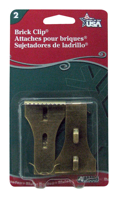 Adams 4-Inch Brick Clips 2-Pack 1450-99-1040