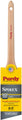 A single paint brush with a light wood handle and a yellow-and-black bristle head. The head shows the Purdy brand name and the text 'Spirex' and 'Stiff'.