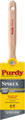 Purdy Spirex medium stiff acrylic paint brush with a wooden handle, featuring a yellow and black label with the Purdy brand logo.