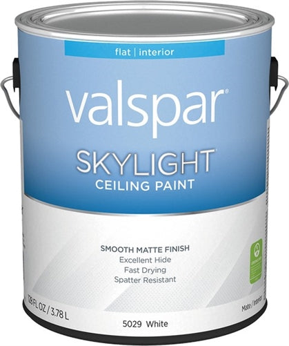 Valspar Flat Finish White Skylight Ceiling Paint Gallon 15029