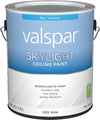 Valspar Flat Finish White Skylight Ceiling Paint Gallon 15029