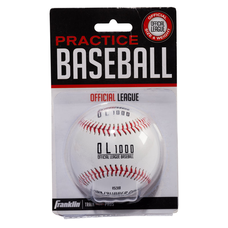 Franklin 1532 Official League White Cork/Rubber Baseball 9 Inch