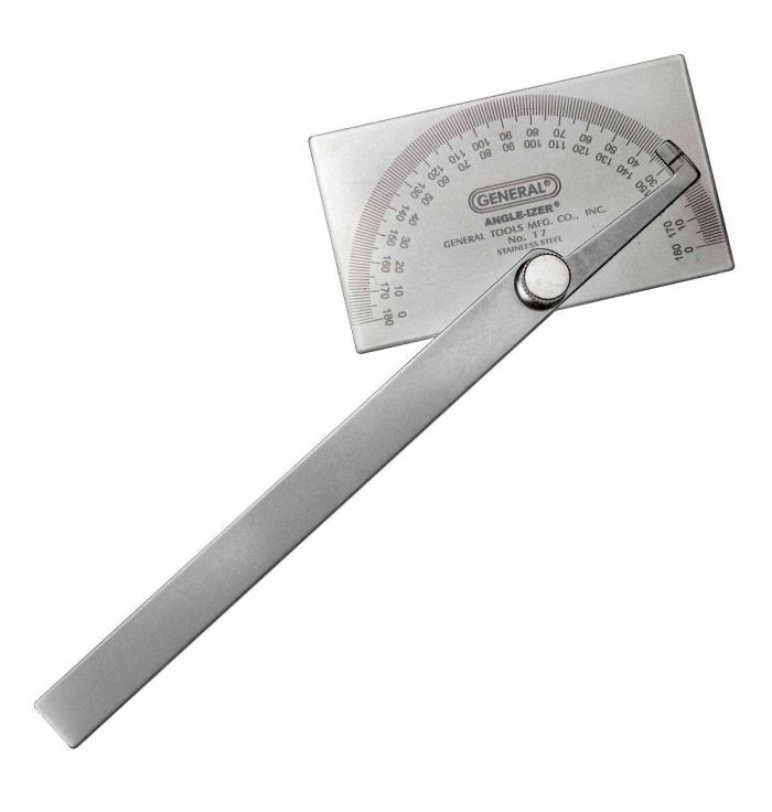 General Tools 17 ANGLE-IZER Square Head Steel Protractor-1