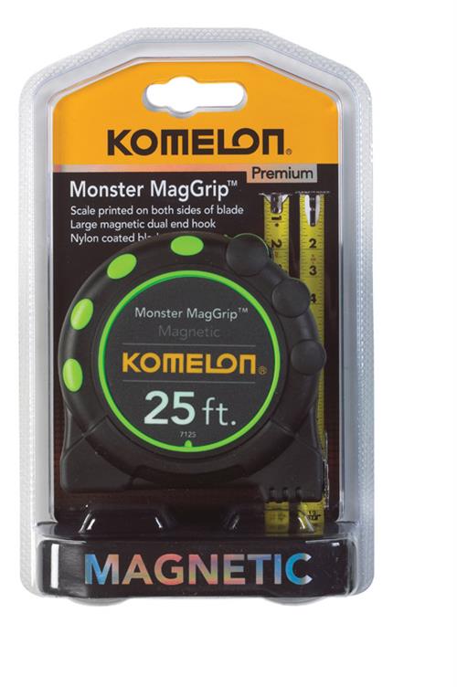 Komelon 25' Monster MagGrip Tape Measure 7125 – ThePaintStore2