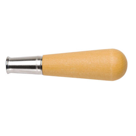 Nicholson Wooden Handle Type B 21522N with metal component on a white background