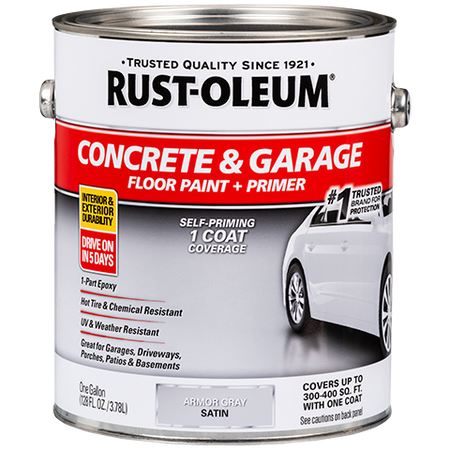 Rust-Oleum Epoxy Shield Concrete Floor Paint Armor Gray