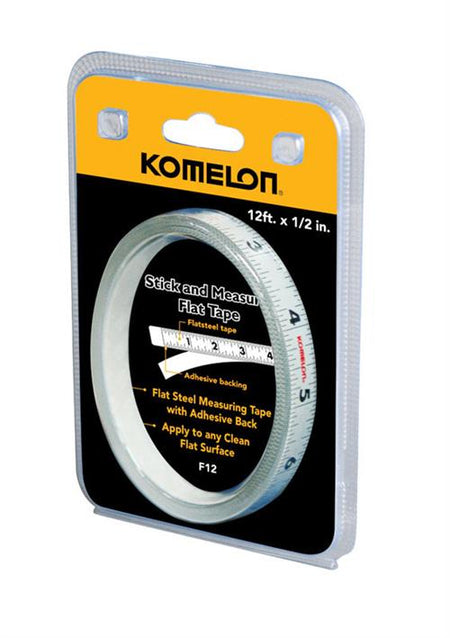 Komelon 12' Stick & Measure Flat Tape F12