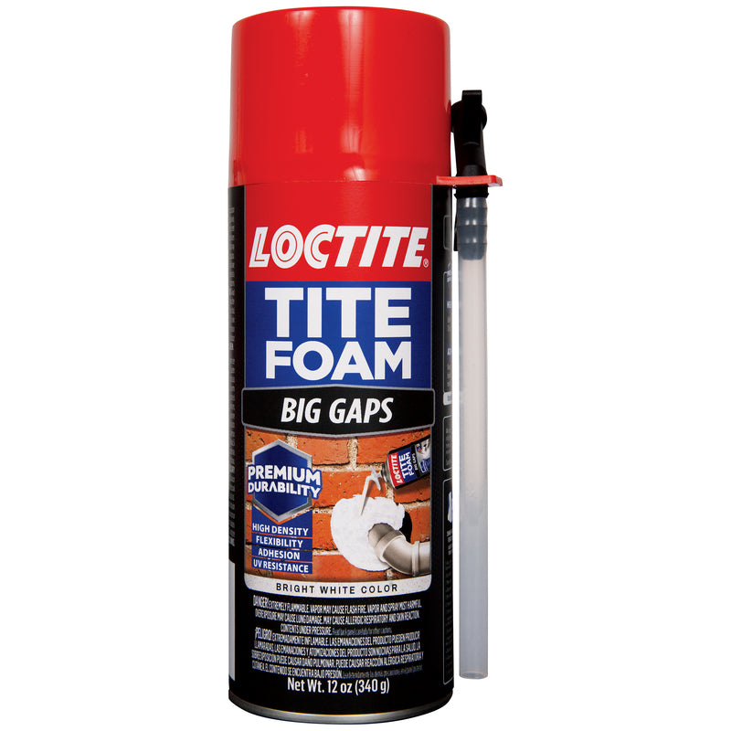 Loctite Tite Foam Big Gaps White Polyurethane Foam Sealant 12 Oz 2839291