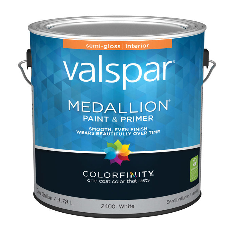 Valspar Medallion Interior Acrylic Latex Paint Semi-Gloss 2400