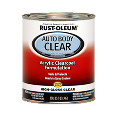 Rust-Oleum Auto Body Clear Gloss Clear Coat Quart