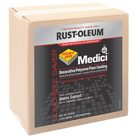 Rust-Oleum Concrete Saver Medici Decorative Polyurea Floor Coating Gallon