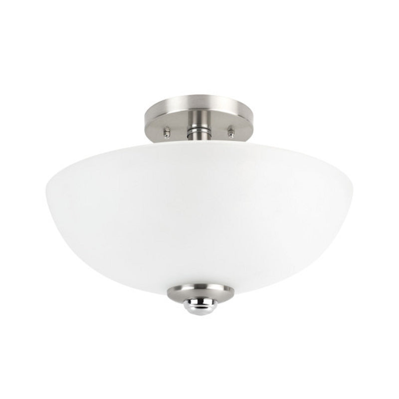 Globe Electric Hudson Brushed Nickel Ceiling Light 63357